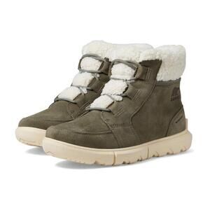 Sorel Shoes Explorer Next Stone Green Waterproof Ankle Boots